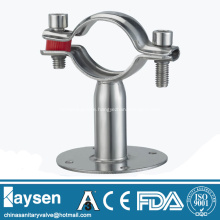 Stainless Pipe Hanger Tube Holder With Circular Base